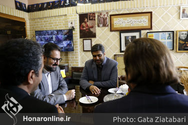 بازدید سید محمد مجتبی حسینی از هنرستان موسیقی پسران 