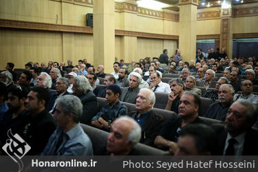 مراسم یادبود "عزت الله انتظامی" در مسجد جامع شهرک غرب