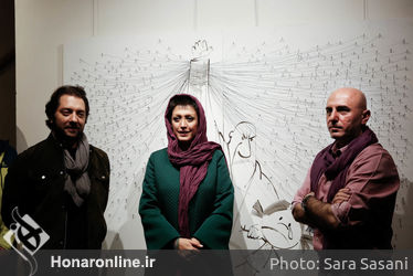 رونمایی از اثر بزرگمهر حسین پور در گالری آس