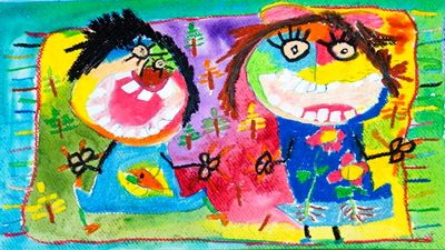 Iranian children shine in Japan painting contest
