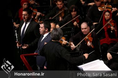 کنسرت مشترک ارکستر سمفونیک تهران و ارسکتر فستیوال راونا به رهبری ریکاردو موتی در تالار وحدت