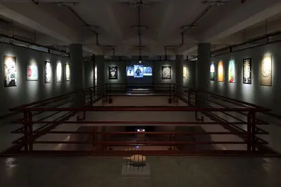 Take a look at the 4 side sections of the Fajr Festival of Visual Arts 