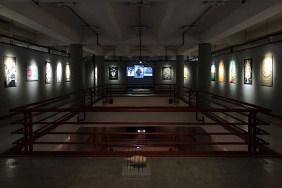Take a look at the 4 side sections of the Fajr Festival of Visual Arts 