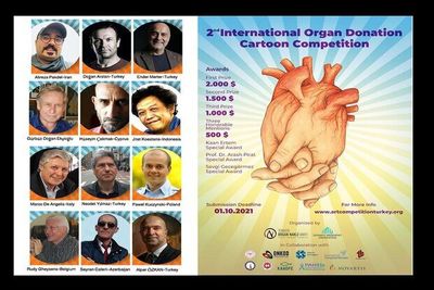 Alireza Pakdel on panel of Intl. Organ Donation Cartoon Competition