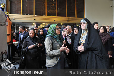 بازدید شهیندخت مولاوردی از نمایشگاه جشنواره بین‌المللی مد و لباس فجر در تالار وحدت