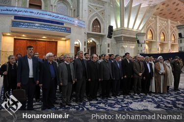 تجدید میثاق وزیر ارشاد و  هنرمندان با آرمانهای بنیان گذار جمهوری اسلامی