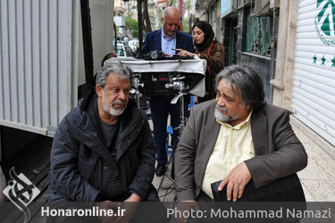 پشت صحنه مجموعه تلویزیونی افسر نمونه