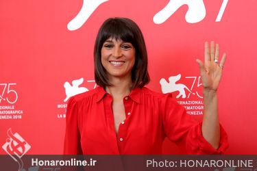 03 Donatella Finocchiaro attends _Capri-Revolution_ photocall during the 75th Venice Film Festival