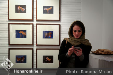 افتتاحیه نمایشگاه حمید جبلی در گالری آتبین