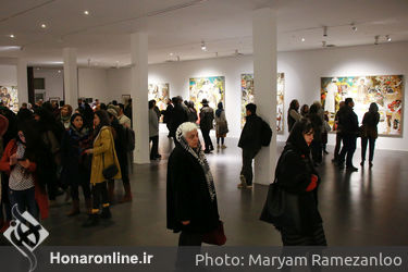 نمایشگاه نقاشی داوود زندیان در گالری ایرانشهر