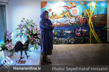 افتتاحیه نمایشگاه نقاشی‌های شاهین کیمیاگر در گالری گلستان