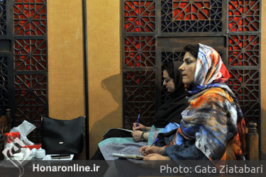 نشست خبری نمایشگاه "مداد عباس" در موسسه توسعه هنرهای معاصر