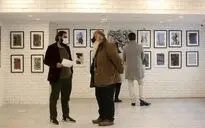 نمایشگاه نقاشی های سعید محجوبی در خانه کتاب پیدایش
