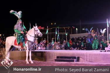 اجرای تعزیه «حر ابن یزید ریاحی» در شهر پرند