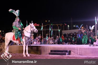 اجرای تعزیه «حر ابن یزید ریاحی» در شهر پرند