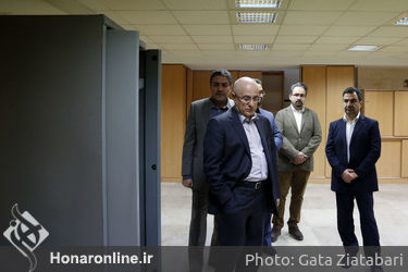 بازدید علی مرادخانی از ساختمان جدید دفتر موسیقی 