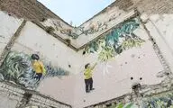 اجرای دیوارنگاری و ساماندهی بصری شهر تهران در رویداد بهارستان ۱۴۰۰