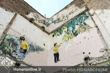 اجرای دیوارنگاری و ساماندهی بصری شهر تهران در رویداد بهارستان تهران 1400