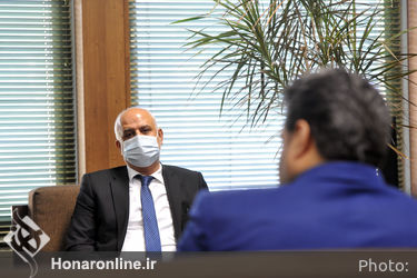 دیدار نماینده وزارت فرهنگ و رهبر ارکستر لبنان با سیدمحمدمجتبی حسینی