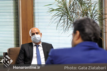 دیدار نماینده وزارت فرهنگ و رهبر ارکستر لبنان با سیدمحمدمجتبی حسینی