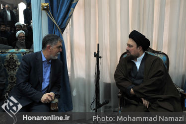تجدید میثاق وزیر ارشاد و  هنرمندان با آرمانهای بنیان گذار جمهوری اسلامی