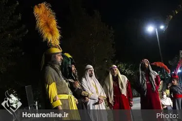 تعزیه «حر ریاحی» در مقابل تالار وحدت