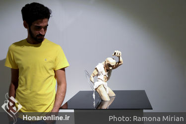 نمایشگاه مجسمه‌های ابوذر ونکی در گالری شیرین
