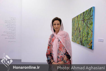 نمایشگاه آثار پریناز علیش در گالری اعتماد باغ نگارستان