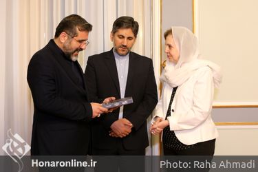 دیدار وزیر فرهنگ و ارشاد اسلامی با وزیر فرهنگ سوریه در تالار وحدت 