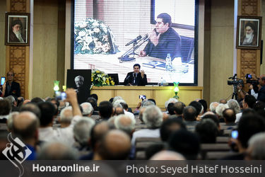 مراسم یادبود "عزت الله انتظامی" در مسجد جامع شهرک غرب