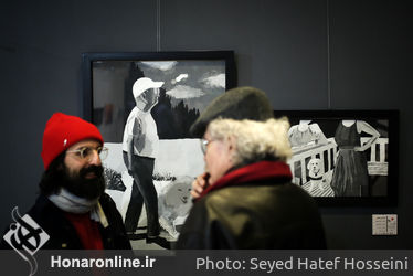 نمایشگاه هفتمین دوسالانه نقاشی دامون‌فر در گالری پردیس ملت