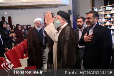 حضور رئیس جمهور در آیین ملی بزرگداشت روز کتاب/تالار وحدت