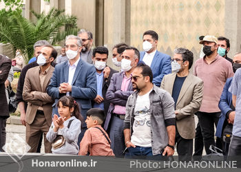 بازدید محمود سالاری معاون امور هنری وزارت فرهنگ و ارشاد اسلامی از اجراهای ویژه برنامه هفته هنر انقلاب اسلامی در تئاتر شهر
