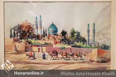 نمایشگاه آثار زنده یاد جمال‌الدین خرمی نژاد در گالری شکوه