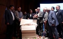 آیین شکرانه استمرار توزیع کاغذ ایرانی با حضور وزیر فرهنگ و ارشاد اسلامی در تالار رودکی