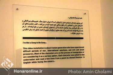 نمایشگاه آثار تورج خامنه‌زاده در پاسیو محسن