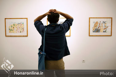 افتتاحیه نمایشگاه طراحی‌های رنگی فرشید ملکی در گالری هور