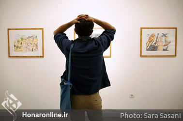 افتتاحیه نمایشگاه طراحی‌های رنگی فرشید ملکی در گالری هور