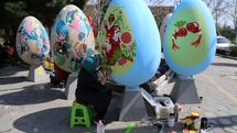  رنگ آمیزی تخم مرغ های نوروزی (2)