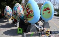  رنگ آمیزی تخم مرغ های نوروزی (2)