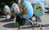  رنگ آمیزی تخم مرغ های نوروزی (2)