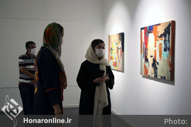 نمایشگاه نقاشی آزاده اولیایی شاد در گالری فرمانفرما