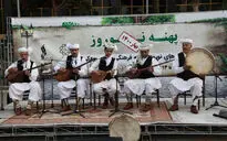 اجرای گروه موسیقی خراسانی «شمس خواف» در رویداد پهنه نوروز