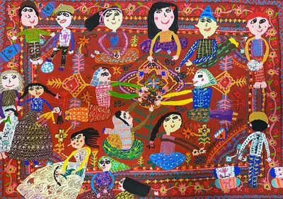 یک جایزه بزرگ و ۹ نشان طلا برای کودکان نقاش ایرانی