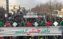 راهپیمایی ۲۲ بهمن ۱۴۰۱ در خیابان آزادی تهران