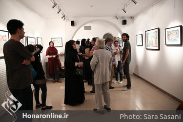 نمایشگاه نقاشی های آذرخش فراهانی در گالری آتبین