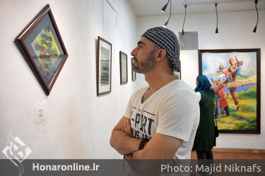 نمایشگاه نقاشی سانلی مرادی درگالری شیث