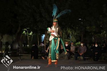 تعزیه "حضرت قاسم‌(ع)" در مقابل تالار وحدت