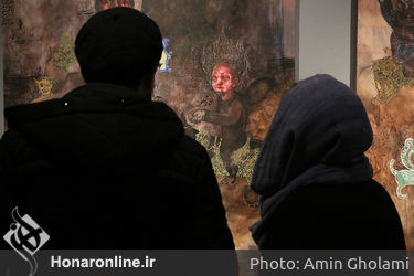 نمایشگاه نقاشی سید محمد مساوات در گالری محسن