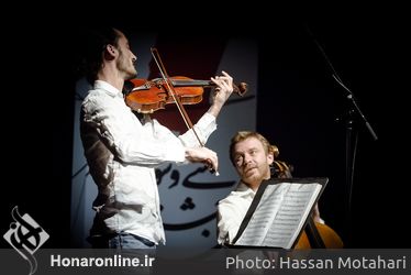 اجراي گروه موسیقی "نفس" به سرپرستی خومه کنته از کشور اسپانیا در سي و سومين جشنواره موسيقي فجر